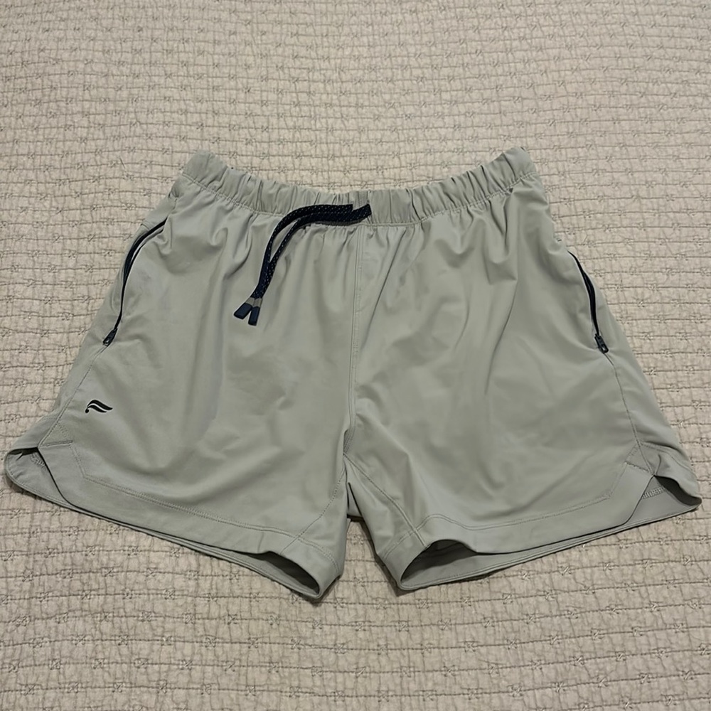 Fabletics 5 inseam gray shorts